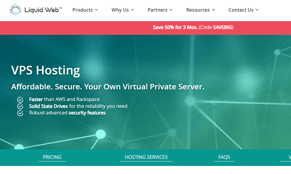 Liquid Web Cloud VPS hosting