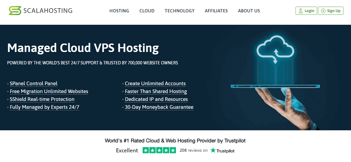 Scala Hosting VPS