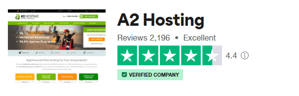 A2 Hosting Reviews Trustpilot