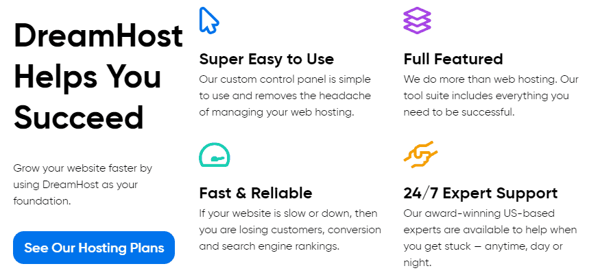 DreamHost Features